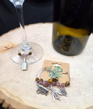 Wine Themed Wine Charms