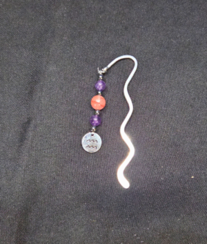 Aquarius Gemstone Bookmark