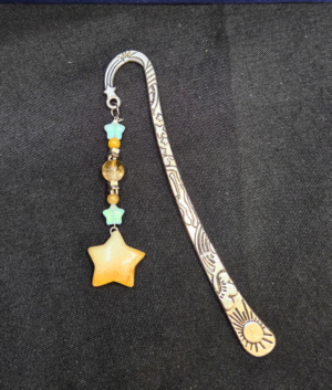Golden Healer Star Gemstone Bookmark