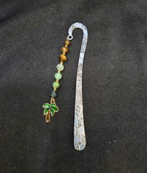 Palm Tree Gemstone Bookmark