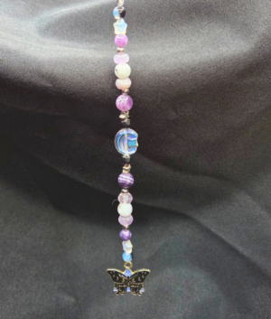 Moon Phases Butterfly Radiant Charm