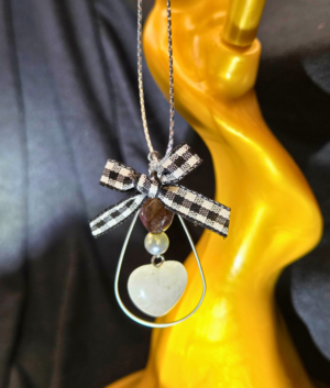 Quartz Heart Ornament