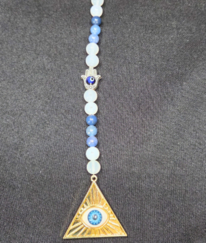 Evil Eye Pyramid Radiant Charm