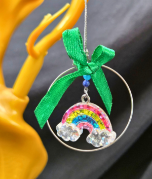 Glitter Rainbow Ornament