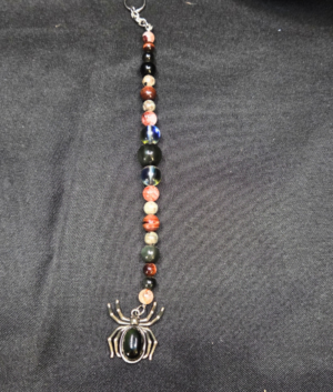 Rainbow Obsidian Spider Radiant Charm