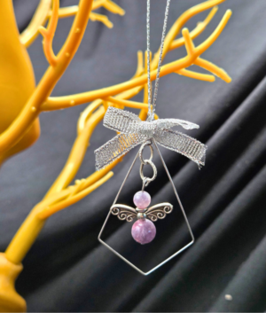 Unicorn Stone Floating Angel Ornament
