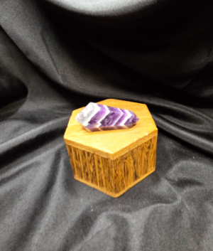 Chevron (Dream) Amethyst Double-Terminated Point