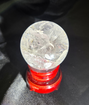 Clear Quartz Sphere – Polished Natural Crystal (A)