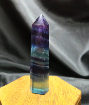 Rainbow Fluorite Point (A)