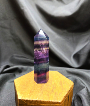 Rainbow Fluorite Point (D)