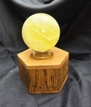 Lemon Quartz Sphere – Polished Natural Crystal