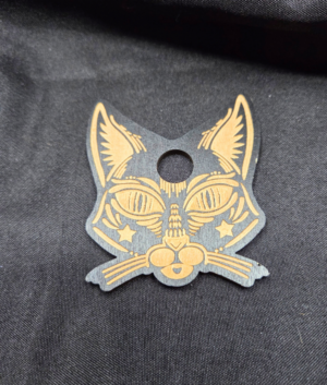 z Wood Third Eye Cat Sphere Holder