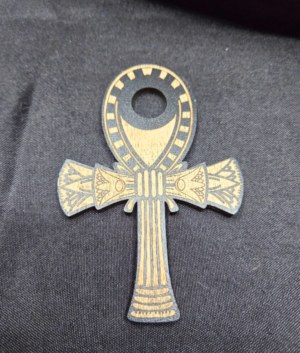 z Wood Ankh Sphere Holder
