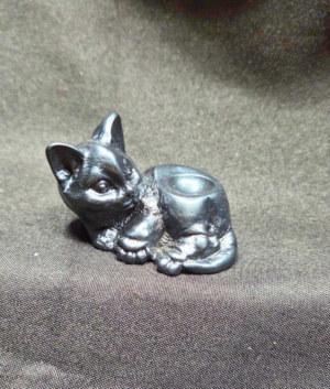 z Sleeping Kitty (Black) Sphere Holder