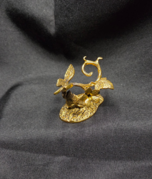 z Butterfly with Cherry Blossom Metal Sphere Holder