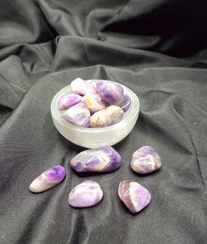 Chevron (Dream) Amethyst Tumble