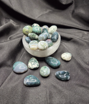Moss Agate Tumble