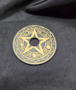 z Wood Pentacle Sphere Holder