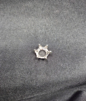 z Silver Metal Sphere Holder