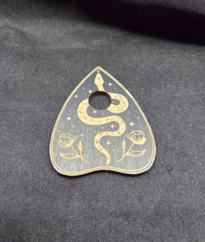z Wood Snake Ouija Planchette Sphere Holder