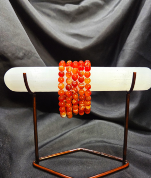 Carnelian Agate 8mm Bracelet