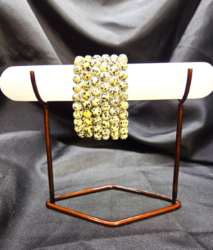 Dalmation Jasper 8mm Bracelet
