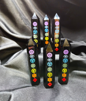Black Obsidian Chakra Points