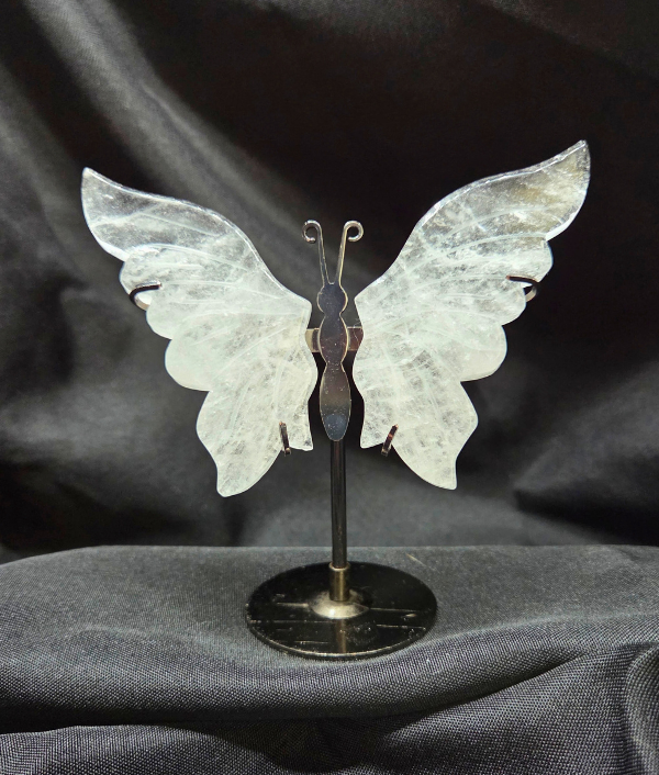 Clear Quart Butterfly