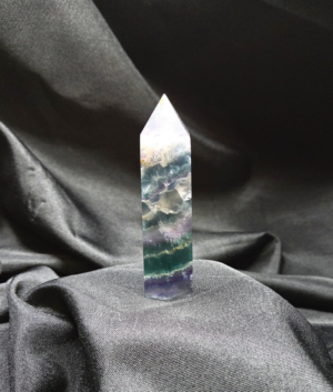 Rainbow Fluorite Point (C)