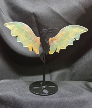 Dragon Wings-Mango Fluorite