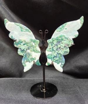 Butterfly Wings-Moss Agate (A)