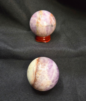 Amethyst w/ Agate Sphere