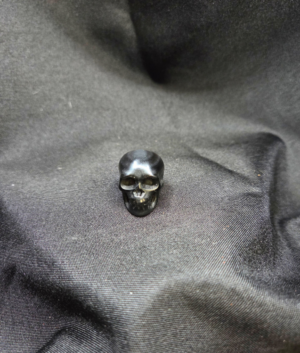 Black Obsidian Mini Polished Crystal Skull 1 inch