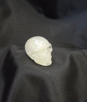 Clear Quartz Small Polished Crystal Skull 2 inches