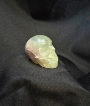 Fluorite Polished Crystal Skull 3 inches
