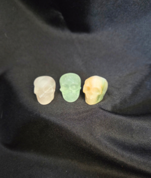 Fluorite Mini Polished Crystal Skull 1 inch