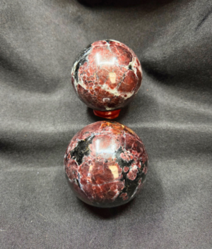 Garnet in Arfvedsonite Sphere