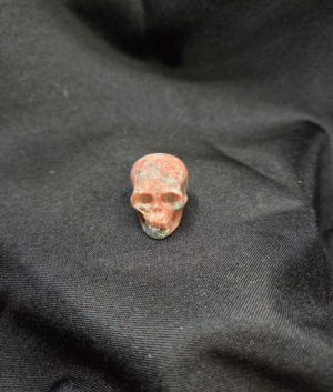 Sesame Jasper Mini Polished Crystal Skull 1 inch