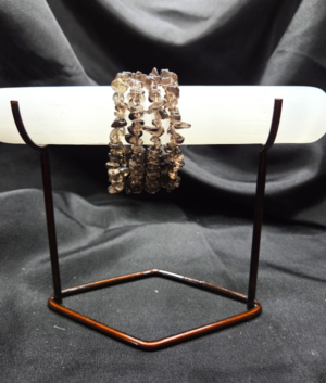 Smoky Quartz Chip Beads Bracelet