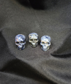 Sodalite Mini Polished Crystal Skull 1 inch