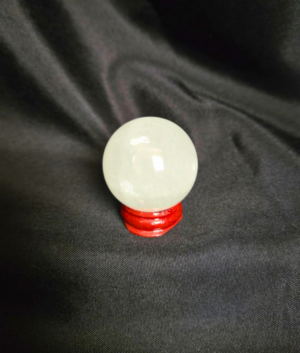 White Calcite Sphere