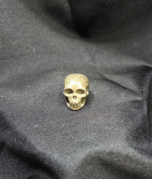 Pyrite Mini Polished Crystal Skull 1 inch