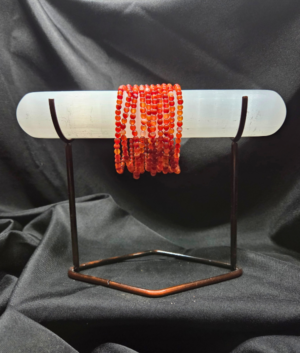 Carnelian Agate 4mm Bracelet