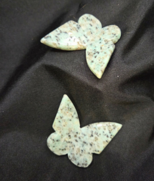 Kiwi Jasper 3D Crystal Butterfly