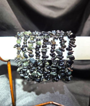 Rainbow Obsidian Chip Beads Bracelet