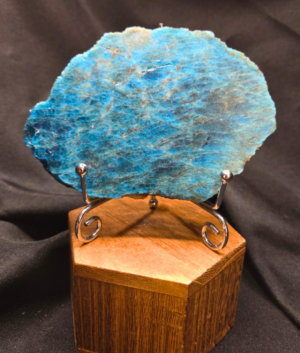 Natural Blue Apatite Slab