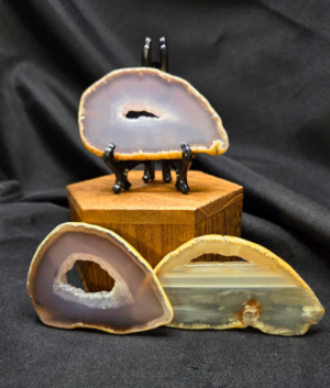 Natural Gray Agate Slab (Smaller)