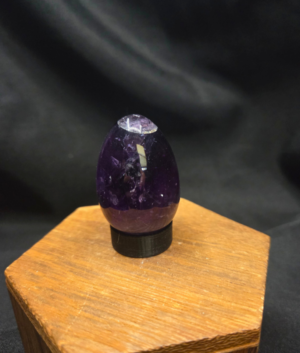 Natural Purple Fluorite Egg