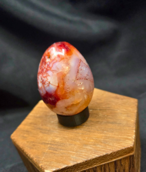 Natural Red Fire Quartz Egg