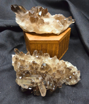 Natural Brazilian Smoky Quartz Cluster